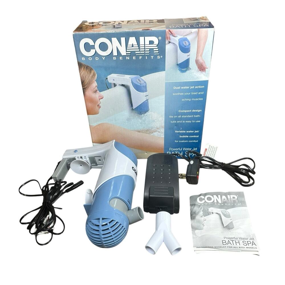 Vtg Conair Body Benefits BTS1D Powerful Water Jet Jacuzzi Bath Spa 2001 NEW